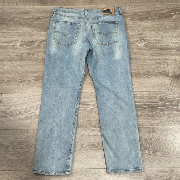 Levi’s 514 Straight Fit Men’s Medium Wash Denim Jeans W36 L30 - Picture 10 of 14